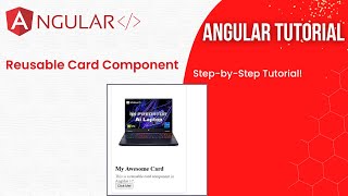E4 - Creating Reusable Card Components in Angular | Step-by-Step Tutorial