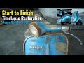 FULL RESTORATION MOTORCYCLE - TIMELAPSE VESPA SCOOTER PIAGGIO 1962 #motorcycle #vespa #restoration