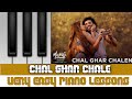 Chal Ghar Chale | Malang | Arijit singh | easy piano tutorial | lesson | notes .......