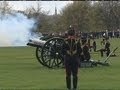 41-gun salute in Hyde Park to celebrate the Queen's 86th birthday