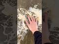 Extremely Satisfying Stomping on Beach Bubbles! I ATE SOME! #shorts