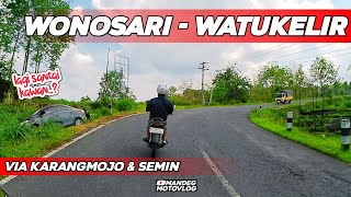 Perjalanan dari Wonosari Gunungkidul ke Watukelir Sukoharjo | Motovlog Akaso V50X