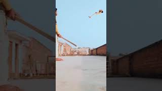 Man Spinning Like Helicopter 🚁 Fan Funny 😂 Vfx Video #VfxIndia #vfx #shorts
