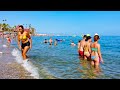 Benalmadena Spain Beach Walk Malaga Costa del Sol August 2022 [4K]