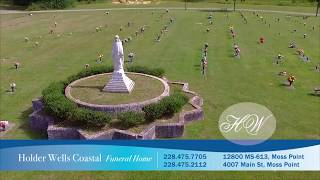 Holder Wells Coastal Funeral Home in Moss Point, Mississippi