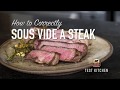 How to Sous Vide a New York Strip Steak Recipe