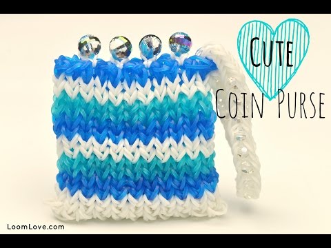 How to Make a Cute Rainbow Loom Coin Purse How to Make a Cute Rainbow Loom Coin Purse