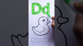 duck coloring #abcd #kidssong #abcdsong