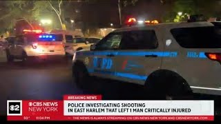 Father critically injured in East Harlem shooting