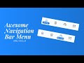 Awesome Navigation Bar Menu Indicator using HTML, CSS & JavaScript