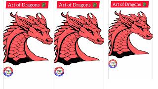 Dragon 🐉 drawing 🥰🥰 with python turtle #python #coding ©