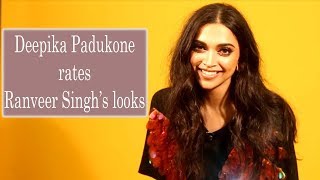 Deepika Padukone Rates Ranveer Singh's Looks | Deepika Padukone Interview | Filmfare
