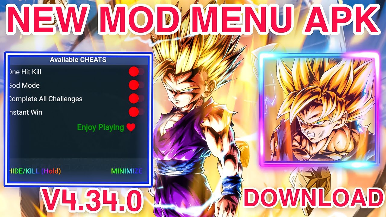 [NEW!] Dragon Ball Legends MOD MENU V4.34.0 APK / Dragon Ball Legends ...