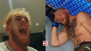 Jake Paul Clowns Conor McGregor For Getting Knocked Out By Dustin Poirier Offers $10,000 To Conor