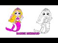 How to Draw Barbie Mermaid Chibi