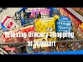 ASMR Grocery Shopping at Walmart | Grocery Shopping List | Huge Savings | Brunch in  Restaurant