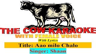 aao milo chalo jab we met Shaan  karaoke For male Singer