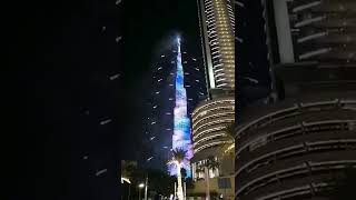 New Year's 2022: Dubai puts on dazzling fireworks, laser show at Burj Khalifa #shorts #short #fun