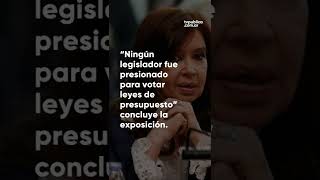 CFK difunde cómo Beraldi demostró las "mentiras de Mola y Luciani"