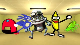 Crazy Frog, Sanic, Scary Among Us, Cockroach Super and Banana Nextbot Gmod | Garry's Mod
