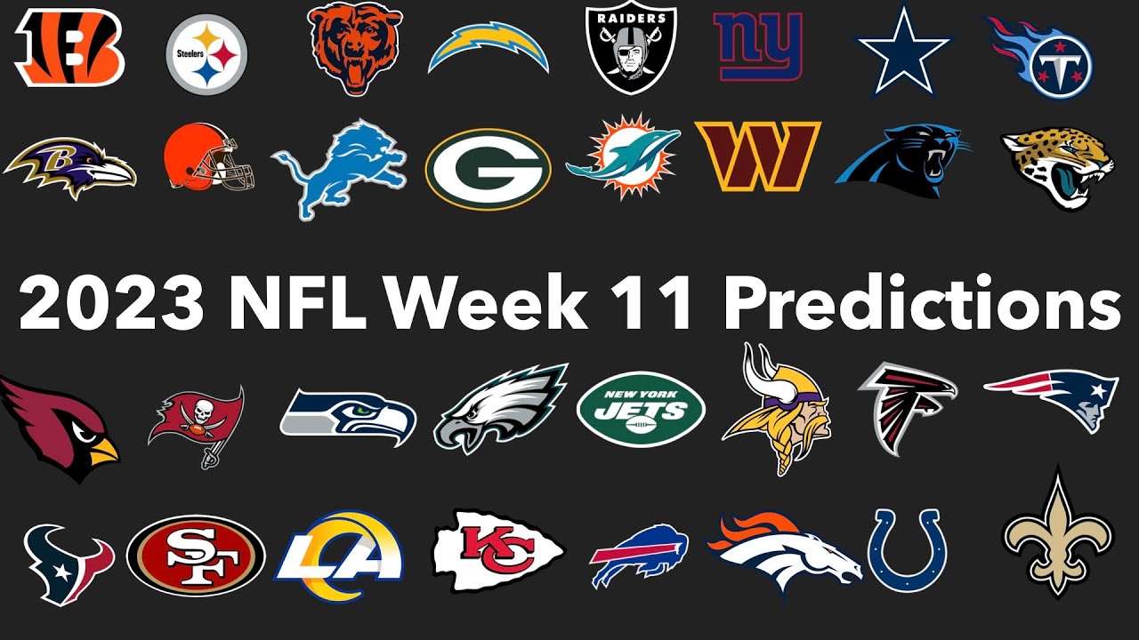 2023 NFL Week 11 Predictions - YouTube