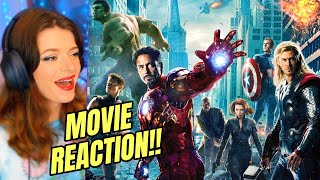 AVENGERS (2012) MOVIE REACTION!! Sally's Marvel Movie Marathon | MCU | Phase 1