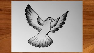 Easy Pigeon Drawing  ||Dove Drawing|| International Peace Day Special Drawing || CreativityStudio.