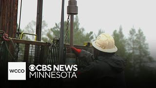 Video shows helium reservoir undergoing flow tests for future mining in Minnesota