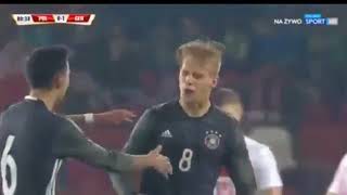 Poland U19 vs Germany U19 0-2 Arne Maier Amazing Goal 10.10.2017 Polen U19   Deutschland U19