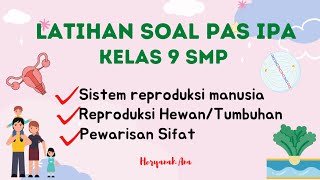 Latihan Soal PAS IPA Kelas 9 SMP Semester 1 (Bab 1-3)