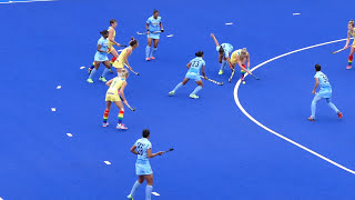 India v Australia final womens hockey 2nd quarter
