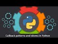 Callback patterns in Python