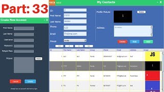 Java - Contact Management System Project In Java With MySQL Step By Step [with source code] Part 33