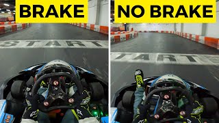 BRAKE vs NO BRAKE Indoor Karting Experiment