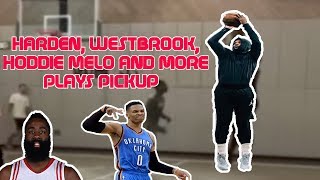 Westbrook, Hoodie Melo, CP3, Hardan and many more NBA players playing pickup in New York