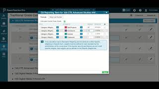 Gradebook Set up in PowerTeacher Pro