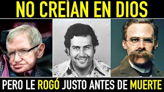 Las últimas palabras de famosos ateos antes de morir te sorprenderán