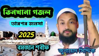 পরস্পর তিনখানা গজল তারপরে জলসা। শুনলে মনটা পাল্টে যাবে  pirzada Junaid Siddiqui Jalsa