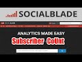 CARA MELIHAT JUMLAH SUBSCRIBERS DI SOCIAL BLADE -2022