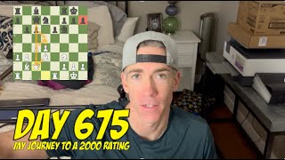 Patrick Butler Chess Day 675 Playing Chess Every Day Until I Reach A 2000 Rating Chess With ...