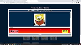 Simple Memory Card Game In JavaScript With Source Code | Source Code & Projects
