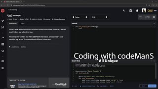 Codewars: Python | 7 kyu | All Unique