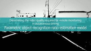 Parametric object-recognition-ratio-estimation model for Autonomous Driving Remote Control Systems