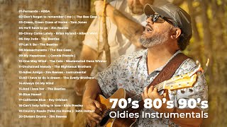 Oldies Instrumental Of The 70s 80s 90s . Old Songs But Goodies . Guitar Music