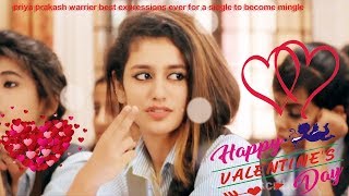 Oru Adaar Love | Valentines Special Best Expressions Slow Motion Of Priya Prakash Varrier