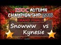 🌟Snowww 🇩🇪 vs Kynesie 🇫🇷 $1600 GRAND FINALS — ESOC Autumn Tournament 2018 [AoE3]