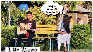 Picking Up Girl With Amazing Mashup ||Impressing Cute Girl With Singing||Reaction Video||Alone soul|