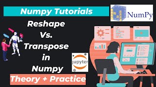 36. Reshape Vs. Transpose in Numpy (An Important Concept for Machine Learning)