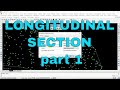 How to draw a  Road Longitudinal Profile-  longitudinal section (part 1) AutoCad Covadis