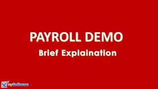 【Eng】Payroll Demo👩🏻💻 | SQL Payroll
